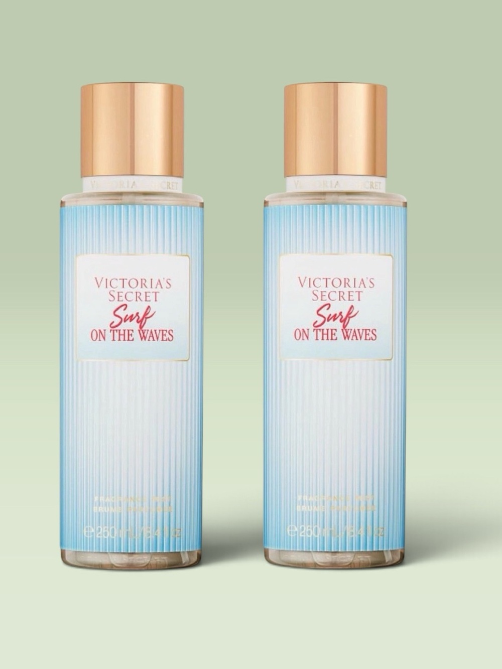 Victoria's Secret SURF ON THE WAVES Fragrance Mist ~ 8.4 fl.oz. ( Lot of 2 )